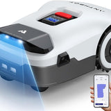 ANTHBOT KI Drahtloser Mähroboter ohne Begrenzungskabel Max. 900m², Full Frequenzband RTK+4-Kamera-Vision Rasenmäher Roboter ohne Kabel, Mehrzonen-Management, Hindernisvermeidung Rasenroboter -Genie600